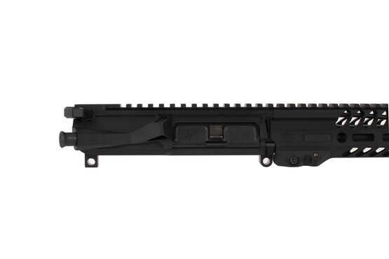 The Seekins Precision 16" NX16 .223 Wylde Complete Upper includes a pre-installed forward assist and ejection port cover